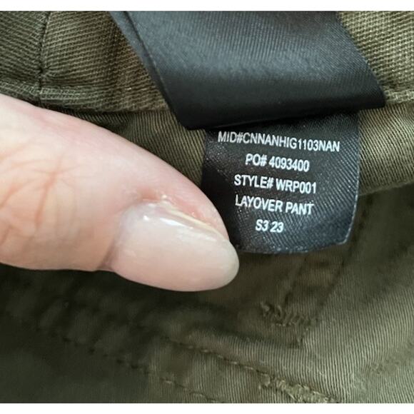 Roark Green Layover Traveler Drawstring Men's Stretch Pants Size 29 - Picture 4 of 5